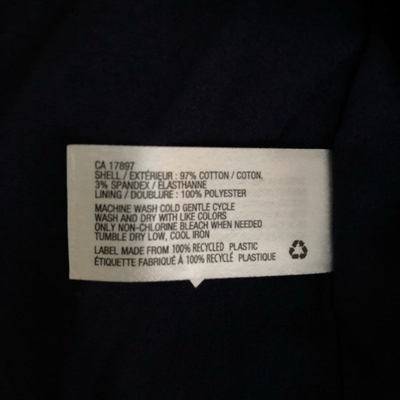 Gap Navy Shift Dress Size 10P NWT - Picture 4 of 4